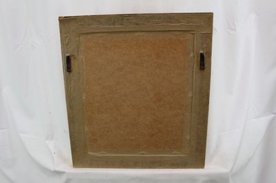 Lot 1117 - George Clausen (1852-1944) pair of monochrome watercolours - 'Hoeing in the Fields Near Amberley, Sussex' and 'Burning Ricks', signed and dated 1885, in original gilt frames