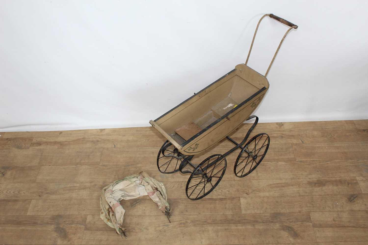 Lot 162 Victorian Doll's pram