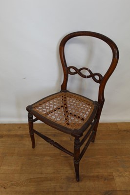 Lot 1395 - Victorian correction chair and a Victorian child’s chair