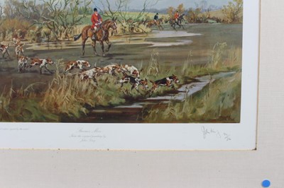 Lot 977 - *John Gregory King (1929-2014) signed limited edition print - East Essex, Sturmer Mere, 92/250, 40cm x 54cm, in glazed frame