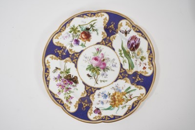 Lot 228 - Fine mid-19th century Sèvres porcelain dessert service