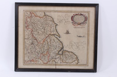 Lot 745 - Gerhard Mercator/Hondius Janssan: mid 17th century hand tinted engraved map