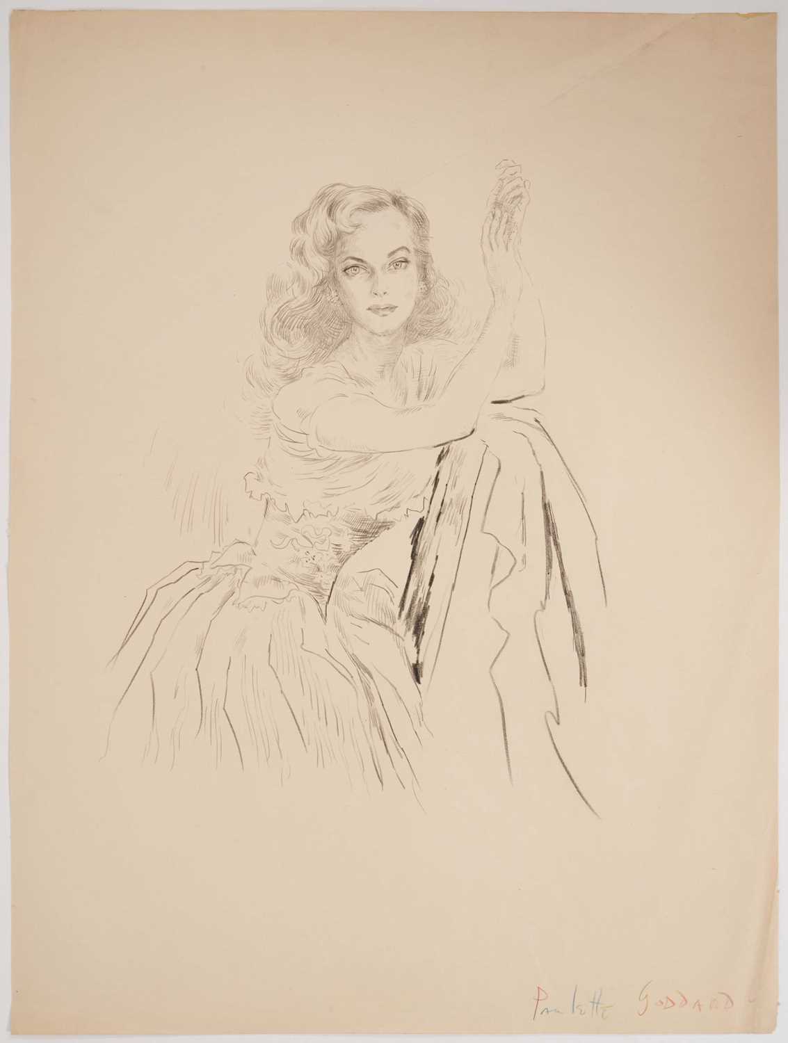 Lot 1226 - *Cecil Beaton (1904-1980) pencil portrait,