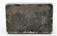 Lot 465 - Early 19th century Imperial Russian Silverer...