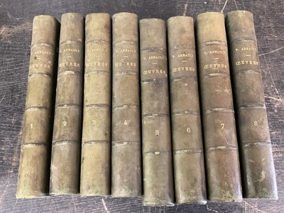 Lot 1723 - A V Arnault - Oeuvres, 8 vols, 1824-1827, later bound