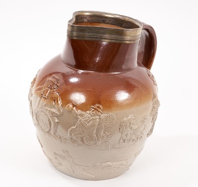Lot 34 - Early 19th century London stoneware Harvest jug