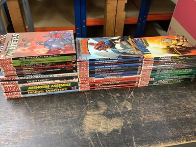 Lot 1735 - Marvel graphics novels to include The Avengers, Captain America, Spider-man and others