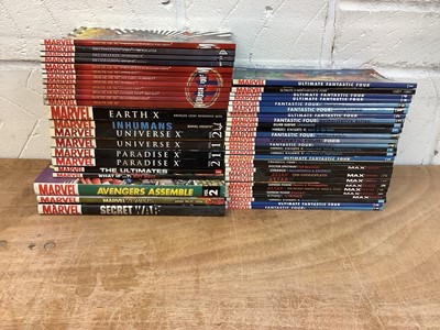 Lot 1736 - Marvel graphic novels to include Fantastic Four, House of M and others