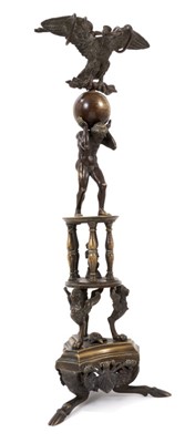 Lot 817 - 19th century Empire bronze sculpture