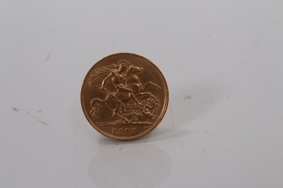 Lot 482 - G.B. - Gold Half Sovereign Edward VII 1907 G.F. (1 coin)