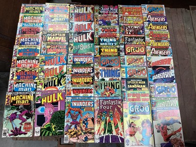 Lot 1751 - Marvel Comics mostly 80s to include The Amazing Spider-man, Captain America,The Incredible Hulk and others.Approximately 260 comics