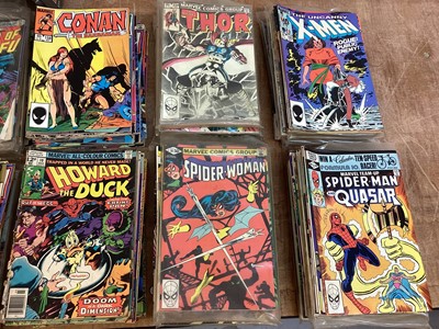 Lot 1754 - Marvel Comics mostly 80s to include The Thing, Iron Man, Conan The Barbarain and others.Approximately 250 comics