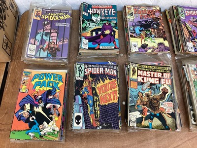 Lot 1755 - Marvel Comics mostly 80s to include Ghost Rider ,X-Men,Spider-Man and other.Approximately 250 Comics