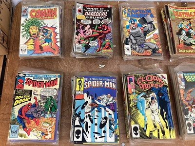 Lot 1755 - Marvel Comics mostly 80s to include Ghost Rider ,X-Men,Spider-Man and other.Approximately 250 Comics