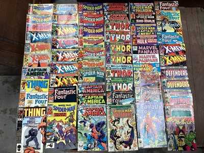 Lot 1755 - Marvel Comics mostly 80s to include Ghost Rider ,X-Men,Spider-Man and other.Approximately 250 Comics