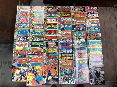 Lot 1755 - Marvel Comics mostly 80s to include Ghost Rider ,X-Men,Spider-Man and other.Approximately 250 Comics