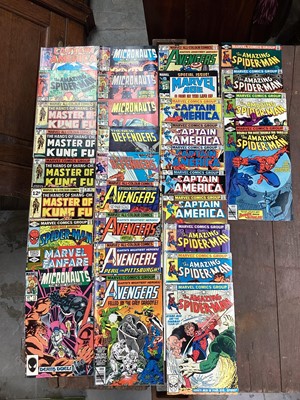 Lot 1755 - Marvel Comics mostly 80s to include Ghost Rider ,X-Men,Spider-Man and other.Approximately 250 Comics