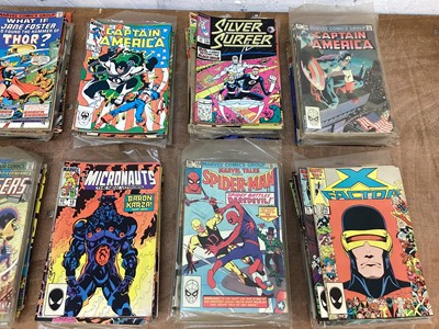 Lot 1755 - Marvel Comics mostly 80s to include Ghost Rider ,X-Men,Spider-Man and other.Approximately 250 Comics