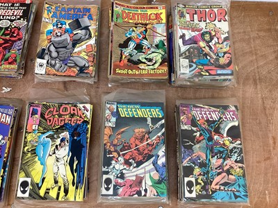 Lot 1755 - Marvel Comics mostly 80s to include Ghost Rider ,X-Men,Spider-Man and other.Approximately 250 Comics