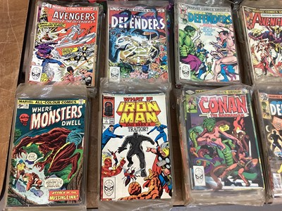 Lot 1757 - Marvel Comics mostly 80s to include The Defenders, Spider-man, Daredevil and others .Approximately 315 comics