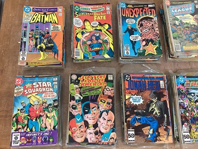 Lot 1762 - DC Comics mostly 80s to include Superman, SGT Rock, Swamp Thing and others. approximately 285