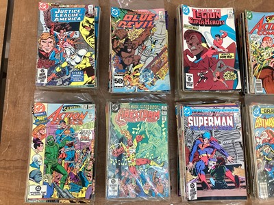Lot 1764 - DC Comics  mostly 80s to include Blackhawk, Sword of the Atom, Star Trek and others.Approximately 305 comics