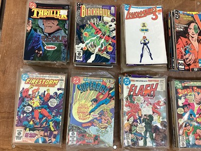 Lot 1764 - DC Comics  mostly 80s to include Blackhawk, Sword of the Atom, Star Trek and others.Approximately 305 comics