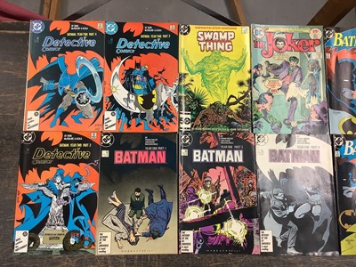 Lot 1767 - Collection of DC Comics. Batman Year one Parts 1,3,4. Batman Year two Parts 2,3,4.Batman a death in the family Parts 1,2.Batman The Killing Joke.Batman No.423 and Swamp Thing No.37