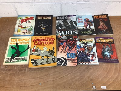 Lot 1769 - Box of MAD books and magazines together Epic magazines and various other comics .