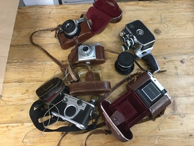 Lot 2367 - Collection of cameras and lenses