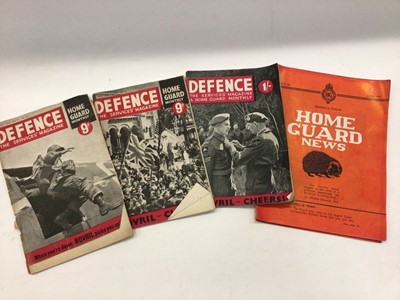 Lot 1500 - Collection of Defence magazines, Second World War Coastal command booklet and other items.