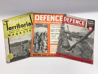 Lot 1500 - Collection of Defence magazines, Second World War Coastal command booklet and other items.