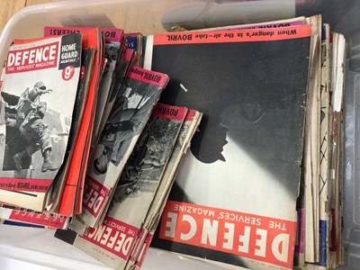 Lot 1500 - Collection of Defence magazines, Second World War Coastal command booklet and other items.