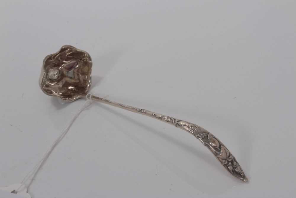 Lot 38 - Early 20th century American silver sauce ladle by Tiffany & Co, 17.5cm in length