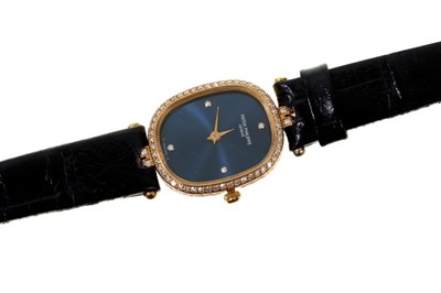 Lot 611 - Ladies' Patek Philippe 18ct gold and diamond wristwatch