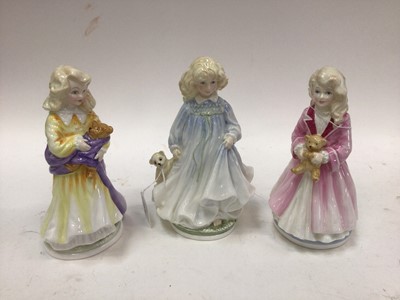 Lot 1076 - Three Royal Doulton limited edition figures - Hope HN3061, Faith HN3082 and Charity HN3087