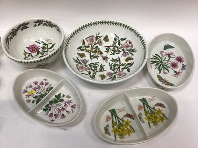 Lot 1087 - Selection of Portmeirion The Botanic Garden tableware, together with some Denby dinnerware