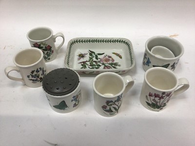 Lot 1087 - Selection of Portmeirion The Botanic Garden tableware, together with some Denby dinnerware