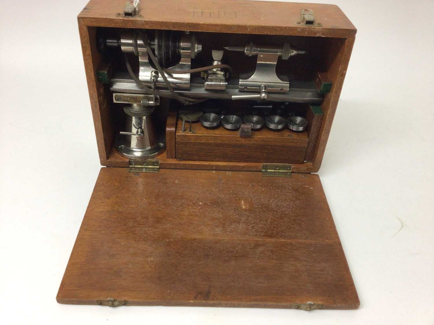 Lot 2411 - IME watchmaker's lathe