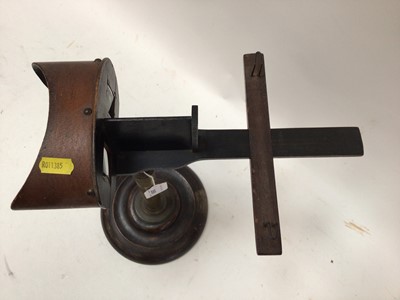 Lot 2659 - Antique stereoscope on brass adjustable stand