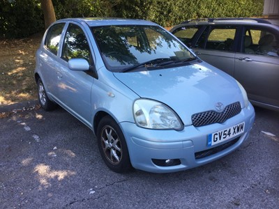 Lot 1918 - 2004 Toyota Yaris 1.3 VVT-i T Spirit automatic five door hatchback, 1.3 petrol engine, GV54 XWM, circa 75,000 miles. MOT expired 13th November 2021.