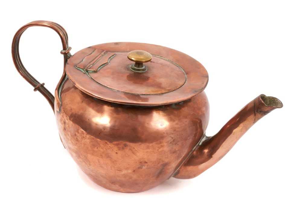 Lot 797 - Keswick School of Industrial Arts copper teapot