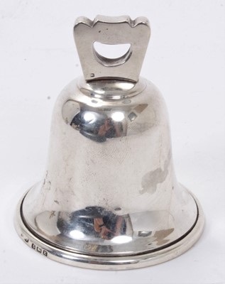 Lot 220 - 1930s silver table bell