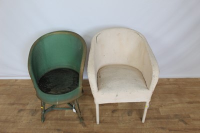 Lot 75 - Modern rocking horse together with two loom chairs (3)