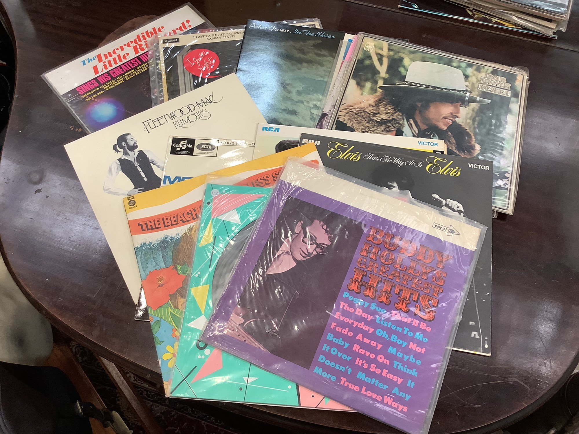 Lot 2251 - Four boxes of LP records and singles to