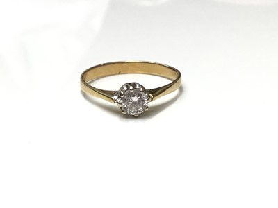 Lot 79 - Diamond single stone ring
