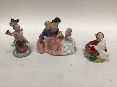 Lot 1091 - Ten Royal Doulton figures and sundry ornaments