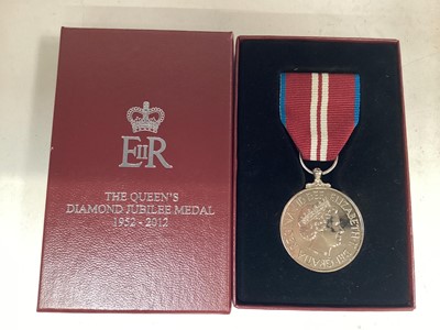 Lot 701 - Elizabeth II 2012 Diamond Jubilee medal (unnamed as issued) in box.