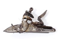 Lot 922 - George III flintlock action for a Brown Bess...