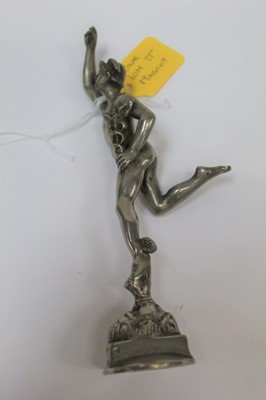 Lot 2017 - Scarce Isle of Mann TT car mascot in the form of Mercury, stamped 'County Accessories B.ham, Reg. No. 540353, 18cm in height.